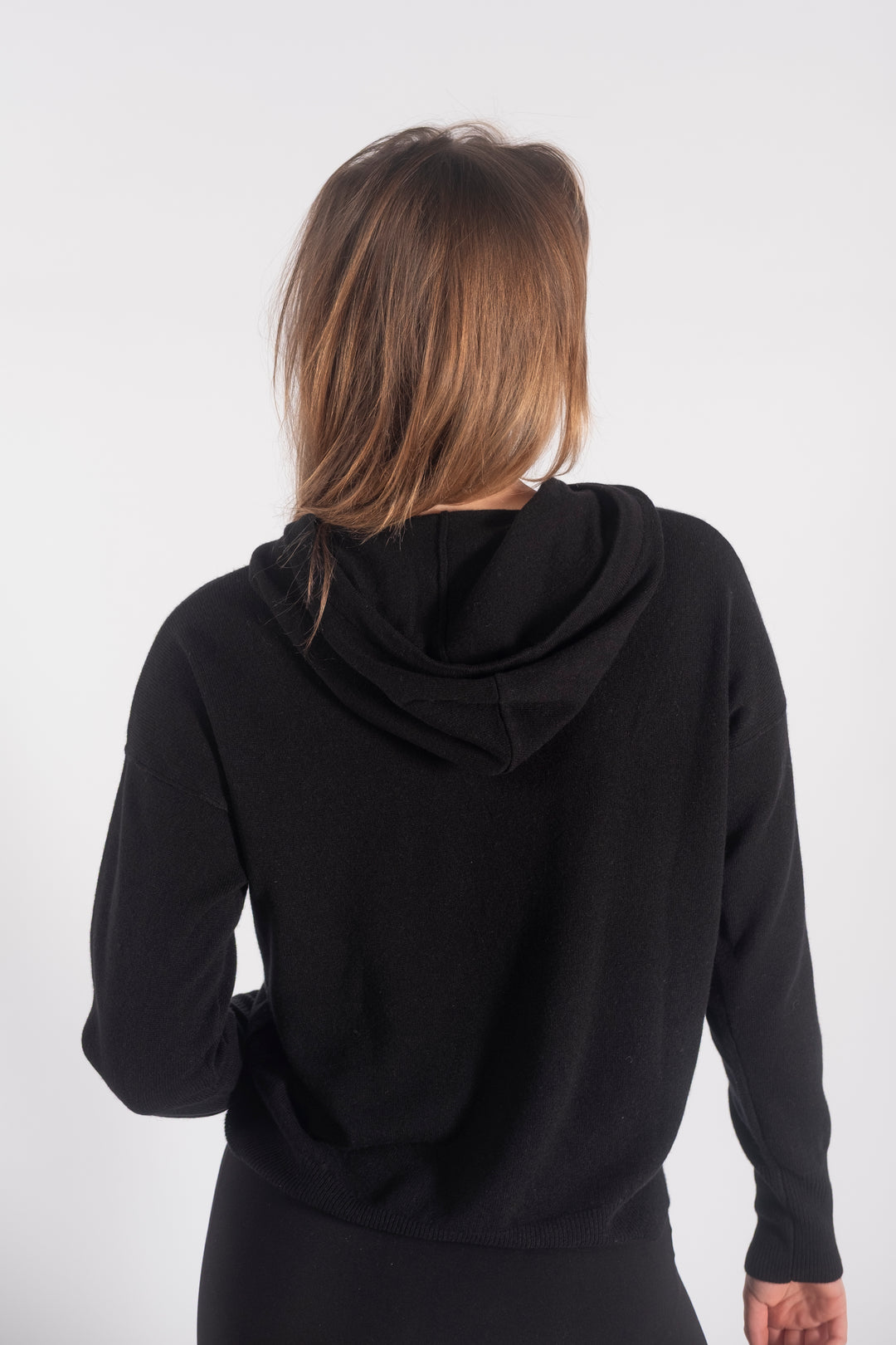 Cashmere Hoodie Black