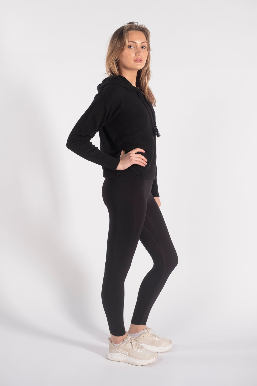 Cashmere Hoodie Black