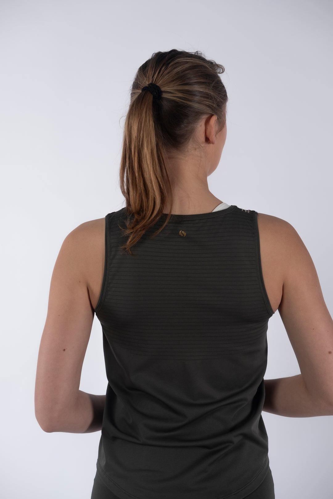 Boxy Tank-Top Dark Olive