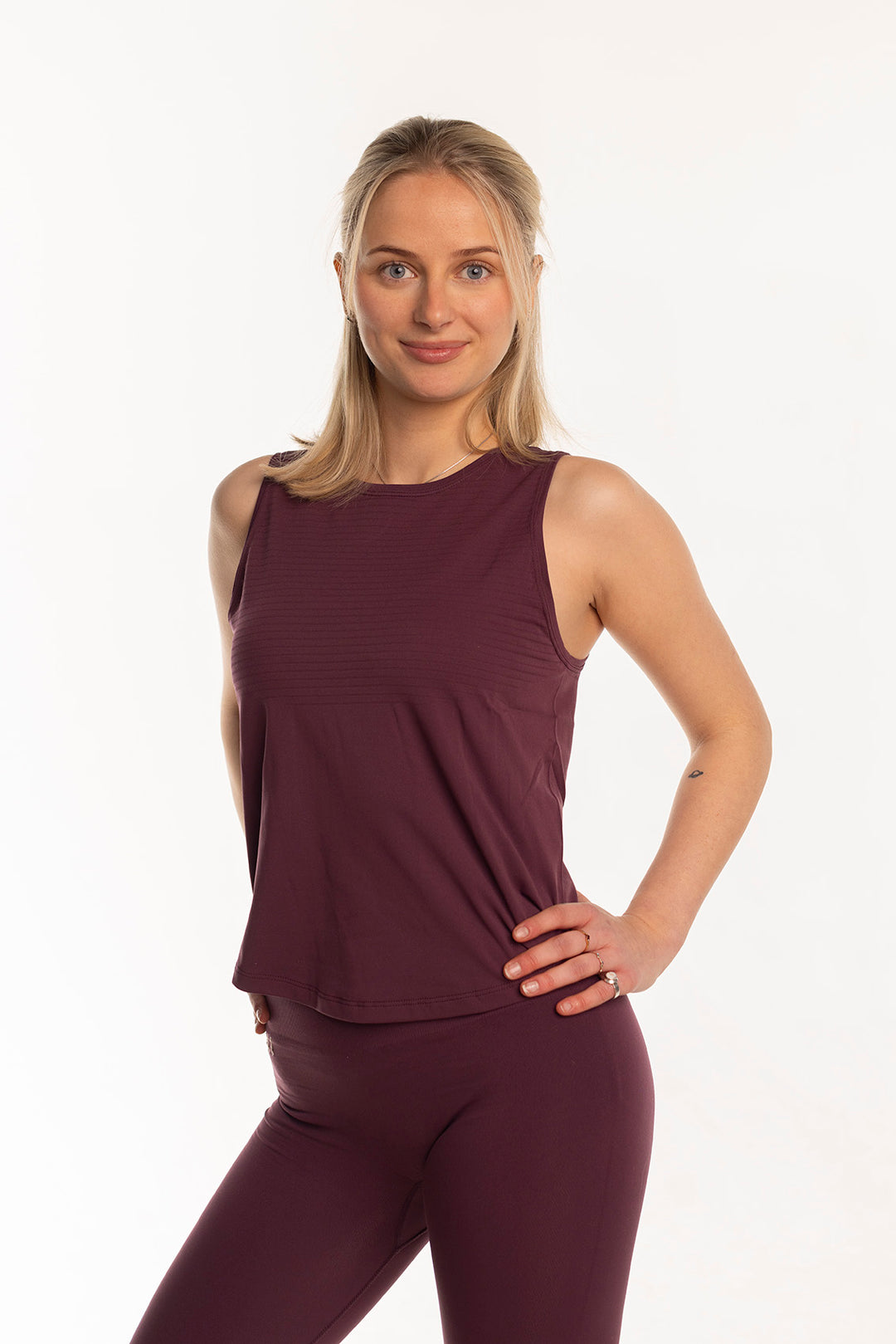 Boxy Tank Top -  Auberguine