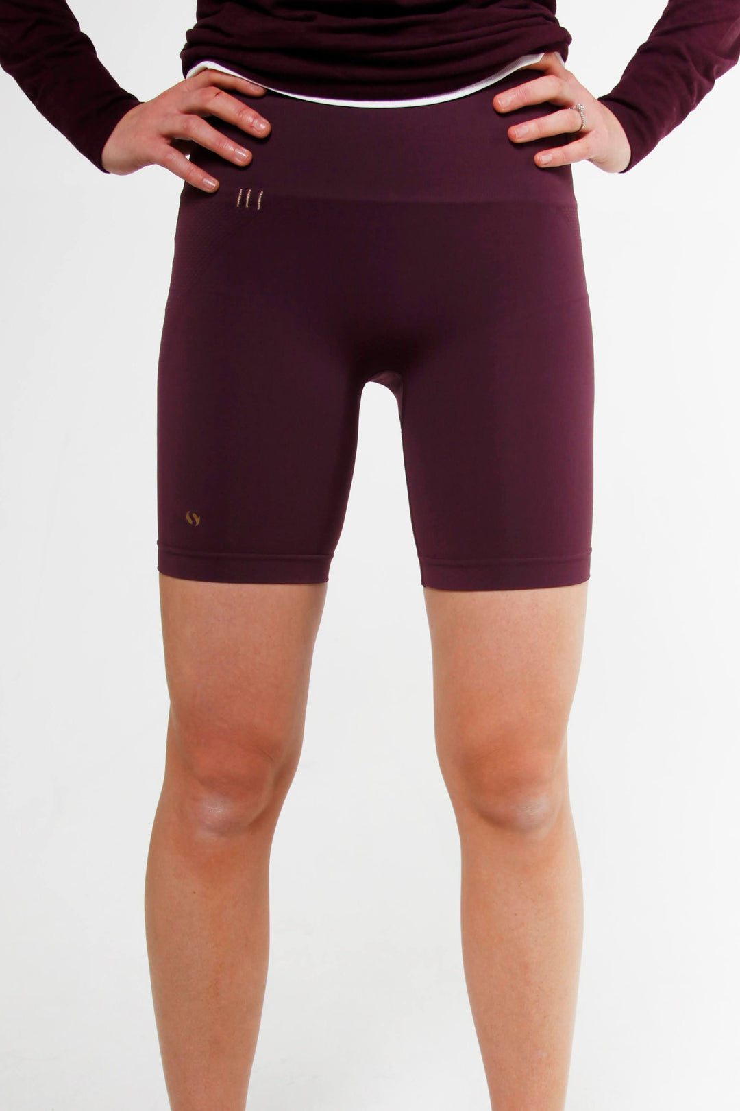 Biker Shorts - Aubergine