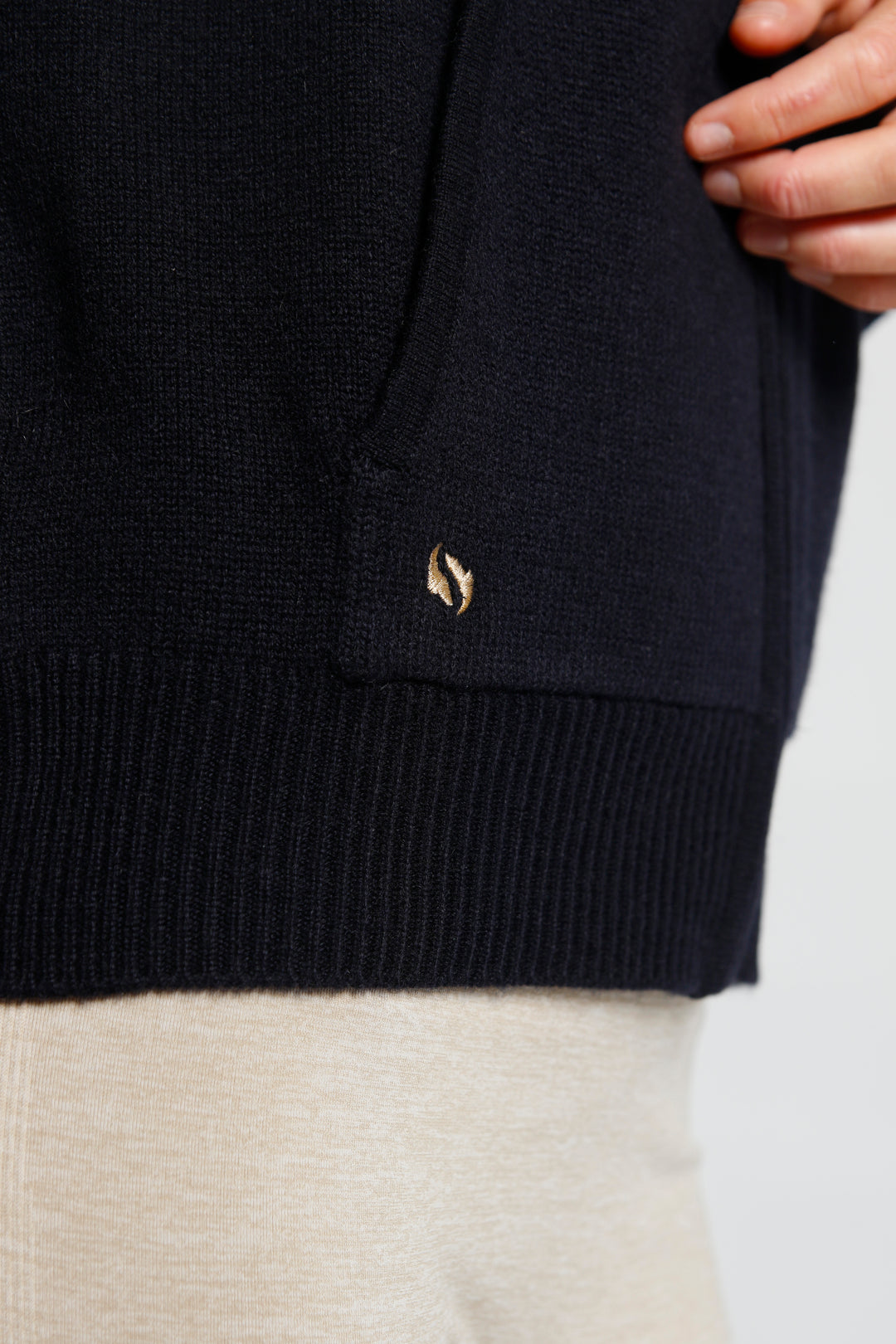 100% Cashmere Jakke Navy